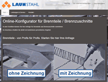 Tablet Screenshot of brennschnitte.com